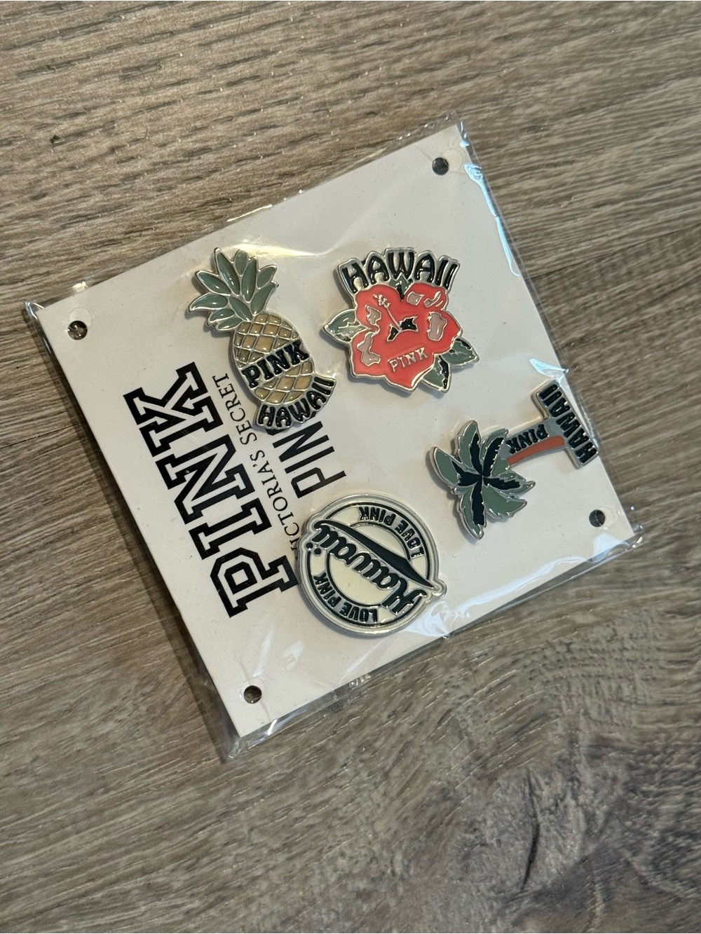 Victoria's Secret PINK Collection Hawaii Exclusive Destination Travel Pin Set